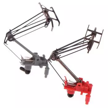 1:87 Ho Scale Train Electric Traction Pantograph 1Pcs Diy Train Arm Bow For Bachmann Model Hobby Toy Parts красный