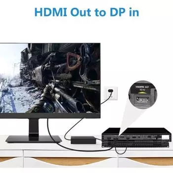 1,8 м 4K 60 Гц HDMI-кабель Displayport адаптер конвертера HDMI 2,0-DP с USB-кабелем питания для ноутбука PS5 PS4 Pro ПК 1