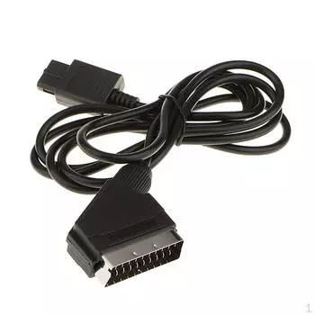1,8 м/6 футов RGB кабель AV стерео шнур ТВ для игровых консолей NTSC 64 - черный