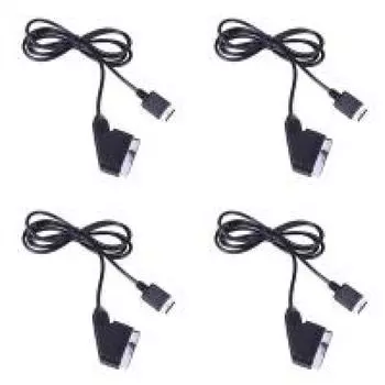1,8 м RGB SCART кабель игровой консоли кабель TV AV кабель для PS1 PS2 PS3 линейная консоль
