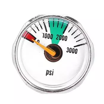 1/8NPT микро мини манометр для пейнтбольной PCP пневматической винтовки 3000psi