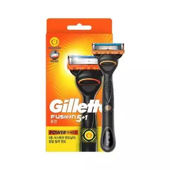 1 бритва Gillette Fusion Power + 1 лезвие, 1 комплект, 1 шт.