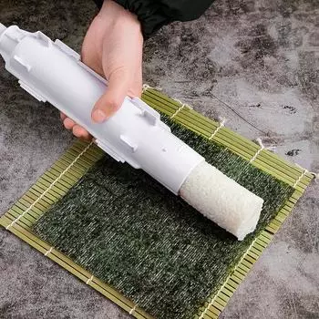 1 Buah DIY Mesin Pembuat Sushi Alat Sushi Pembuat Sushi Cepat Sushi Bazooka Jepang Nasi Gulung Cetakan Daging Aksesoris Bento чёрный