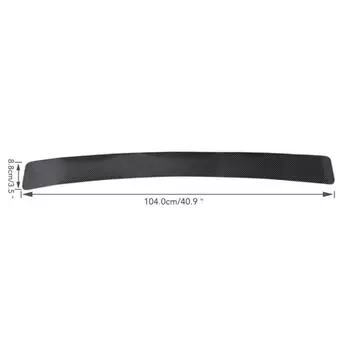 1 Car Rear Bumper Trunk Tail Lip Carbon Fiber Protect Sticker Door Pedal Covers