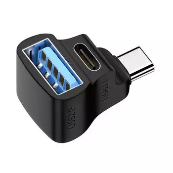 1 или 2 USB-C-адаптер-конвертер 20 Гбит/с 8K 60 Гц 180 градусов U-образный для STEAM DEC