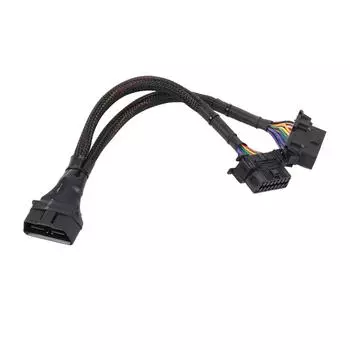 1 к 2 OBD адаптер разветвитель Y кабель удлинитель автомобильный диагностический сканер инструмент