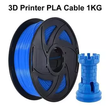 1 кг цветные 3D-принтеры Pla кабели 1,75 мм нить для принтера Кабели для 3D-печати Аксессуары для 3D-принтера 3D-принтер легко печатать 1KG PLA gray