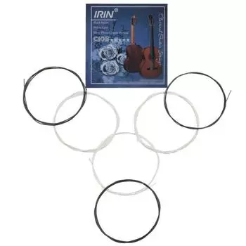 1 комплект черно-белых гитарных струн IRIN C103 гитарные струны классические гитарные струны гитарист 1 set
