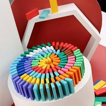 1 комплект домино, настольные игры, домино в блистерной упаковке, домино для взрослых, настольные игры, строительные блоки, 120 шт. 16*13.5*3.5cm