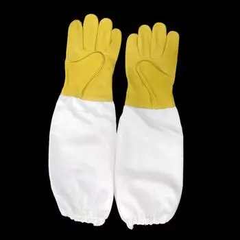 1 комплект вентилируемых перчаток с защитными рукавами Professional Anti Bee для пчеловода пчеловода
