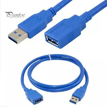 1 м/3,28 фута USB 3.0 A с разъемом «папа-мама» Супер быстрый удлинительный кабель для передачи данных для зарядки