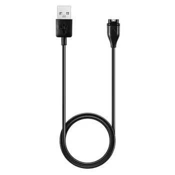 1 м USB-кабель для быстрой зарядки данных, кабель питания, провод для зарядного устройства для Garmin Fenix 6 6S 6X 5 5S 5X Forerunner 245 Vivoactive 3 4 4S Venu чёрный