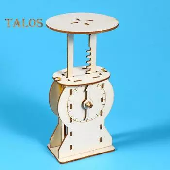1 набор DIY Gravities Scale Model Kit Handmade Wooden Puzzle Platform Balance Building Crafts Kids STEM Educational Science Experiment Toy Sets