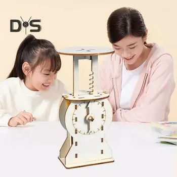 1 набор DIY Gravities Scale Model Kit Handmade Wooden Puzzle Platform Balance Building Crafts Kids STEM Educational Science Experiment Toy Sets