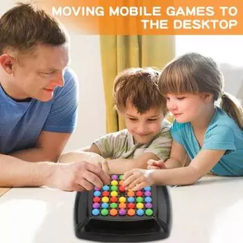 1 набор для игры на выбывание Rainbow Ball с 48/120 разноцветными бусинами для родителей и детей S