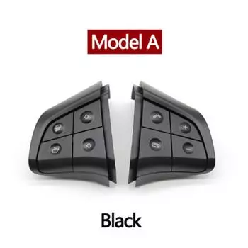 1 Pair 4 Buttons Steering Wheel Control Switch BLACK for Mercedes W164 W251 W245