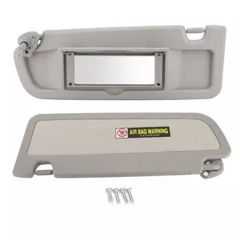 1 Pair Car Sun Visors Sturdy Perfect Fit Left Right Side Sun Visor for CIVIC 2006?2011 Gray