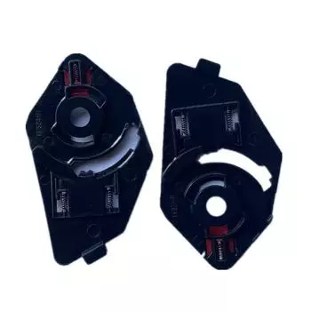 1 Pair Helmet Lens Base Replacement For LS2 FF324 Helmet Parts Accessories Black