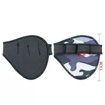 1 Pair Non-slip Fitness Palm Gloves, Sports Protective Gear, For Weightlifting Training,Workouts Strength Training синий