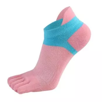 1 Pair of Cotton Five Toe Socks Mesh Women s Short Socks Women s Socks No Show Ankle Socks Hiking style 5