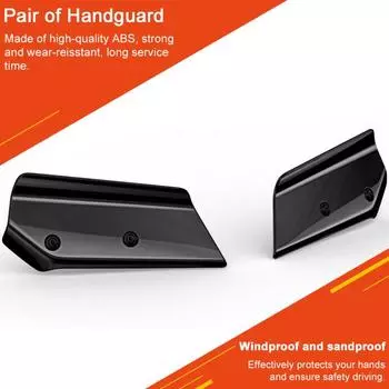 1 Pair of Handguard Motorcycle Handguards Hand Protector Plastic Hand Guards Windshield Replacement for MT09 MT-09 SP 2025 чистый