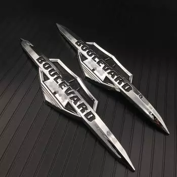 1 пара 3D наклеек на мотоцикл ABS стереоскопический значок топливного бака эмблема наклейка на автомобиль для Suzuki Boulevard автомобильные аксессуары