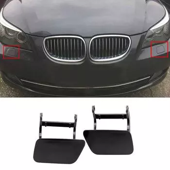 1 пара 51117060585 Крышки форсунок омывателя фар для BMW 5 серии E60 E61 2003-10