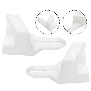 1 пара 6400A851 6400A852 Комплект кронштейнов-фиксаторов бампера для Mitsubishi Lancer