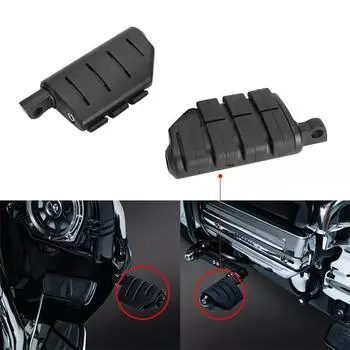 1 пара черных подножек для мотоцикла, подножки для мотоцикла (левый & 2Pcs
