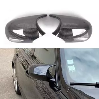1 пара для BMW E87 E81 E82 E90 E91 E92 E93 120i 128i 118d 120d 130i боковой чехол заднего вида с отделкой M стиль автомобиля зеркало заднего вида чёрный