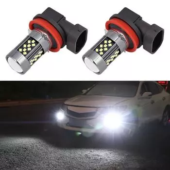 1 пара H11 12V 7W стробоскопические автомобильные светодиодные противотуманные фары 1 Pair H11 белый