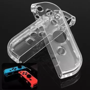 1 пара хрустальных защитных чехлов для контроллера Nintendo Switch Joy-Con