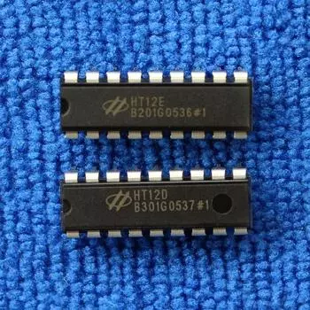 1 пара HT-12D HT12D/HT-12E HT12E ORIGINAL IC Дистанционный декодер-кодер HT12D + HT12E DIP-18 2 шт.