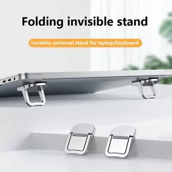 1 пара мини-ножек для Macbook Pro Huawei Xiaomi, алюминиевая основа для ноутбука, инструменты для поддержки подставки для ноутбука, радиатор для держателя клавиатуры серебряный