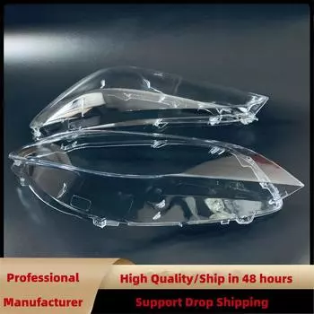 1 пара передних фар, крышка линзы для BMW F01 F02 740i 740Li 750i 750Li 760i 2009-2015, прозрачная оболочка фары, прозрачный абажур