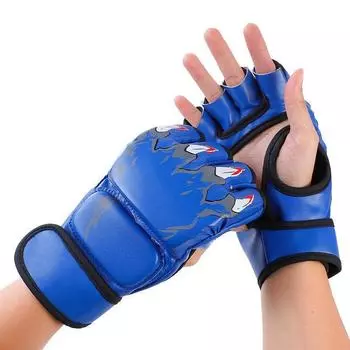 1 пара профессиональных боксерских перчаток Kick MMA Training Half-Falts перчатки для каратэ муай-тай Guantes De Boxeo Free Fight Glove