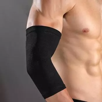 1 Pc Breathable Elbow Support Compression Elastic Arm Brace Arm Sleeve Elbow Support Elastic Gym Sport Elbow Protective M