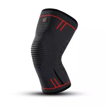 1 PC Compression Knee Support Sleeve Elastic Knee Pads Brace Springs Gym Sports Protector Basketball Volleyball Running M