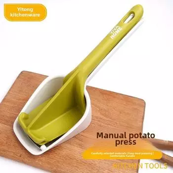 1 Pc Manual Mashed Potato Press Pumpkin Purple Mashed Potato Convenient Kitchen Complementary Food Tool Garlic Press