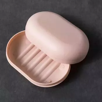 1 Pcs Portable Plastic Bathroom Shower Soap Box Tray Dish Storage Holder Plate Home Travel Soap Protector Case