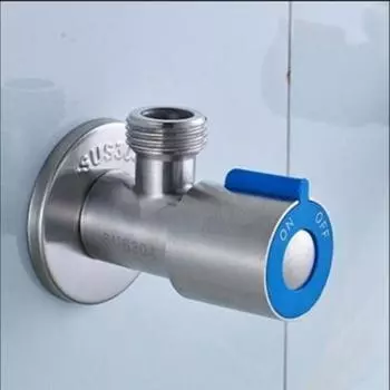 1 PCS Triangle Valve 304 Stainless Steel Water Heater Hot And Cold Valve Toilet Three-in-one Angle Valve красный