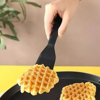 1 Piece Silicone Spatula Food Grade Non Stick Heat Resistant Spatulas Turner for Cooking Baking Mixing Baking Tools небесно-голубой
