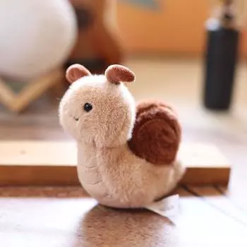 1 Piece Small Insect Plush Toy Doll Keychain Creative Stuffed Doll Bag Pendant Cute Snail Bee Keyring Birthday Gift