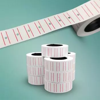 1 Roll(600 этикеток) Белая самоклеящаяся этикетка с ценой, наклейка, канцелярские товары