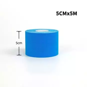 1 Roll Sports Kinesiology Tape Muscle Kinesiology Elastic Pain Relief Strain Patch Athletic Recovery Stickers Fitness Bandages 5cmx5m чёрный