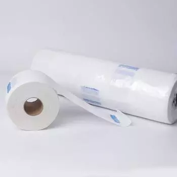 1 рулон профессиональной эластичной одноразовой бумажной полоски для шеи для парикмахерских салонов белый