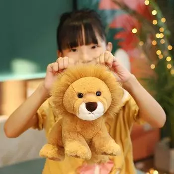 1 шт. 28/55 см милые плюшевые игрушки льва милые животные львы Peluche игрушки мягкие для детей дети ребенок день рождения рождественские подарки