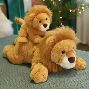 1 шт. 28/55 см милые плюшевые игрушки льва милые животные львы Peluche игрушки мягкие для детей дети ребенок день рождения рождественские подарки