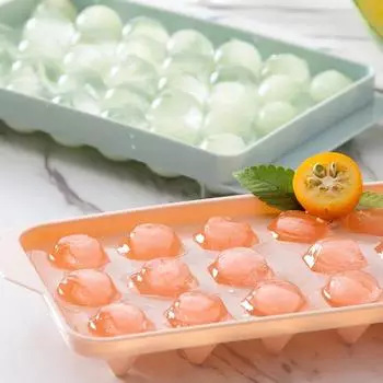 1 шт. 33 сетки мини красочные круглые кубики льда мяч лоток для приготовления формы PP 3D формы пищевой DIY формы кухонные гаджеты барные аксессуары S синий