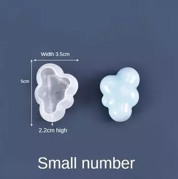 1 шт. 3D форма облака для мыла, свечей, ароматических свечей, сделай сам, форма облака для изготовления свечей, 3D силиконовая форма S